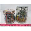 Image 1 : 2 CANNING JARS FULL OF MARBLES