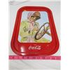 Image 2 : LOT OF COCA-COLA ITEMS ( 5 CUPS, 1 TRAY, 1 STUFFED POLAR BEAR, 1 SHELL CUP)