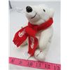 Image 4 : LOT OF COCA-COLA ITEMS ( 5 CUPS, 1 TRAY, 1 STUFFED POLAR BEAR, 1 SHELL CUP)