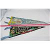 Image 9 : LOT OF SOUVENIR PENNANTS AND A CENTENNIAL CANADA TOUQUE (1950'S & 1960'S) *VINTAGE* (VARIOUS CITIES)