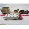 Image 1 : TONKA TRUCK WITH HORSE TRAILER, CAR TRAILER, AND SAFARI TRAILER (ALL METAL EXCEPT HORSE TRAILER)