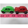 Image 2 : LOT OF 4 MINI BUGGY CARS (YELLOW, ORANGE, RED AND GREEN)