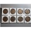 Image 1 : LOT OF 8-ONE DOLLAR COINS (ASSORTED DATES) *CANADA*