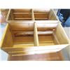 Image 3 : 2 WOODEN CRATES (1-26" X 12" X 13", 2-26" X 12" X 12")