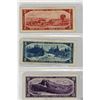 Image 2 : LOT OF 3 CANADIAN BANKNOTES ($2, $5, $10) *1954*