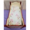 Image 2 : HAND MADE MENNONITE DOLLS BED- PAINTED