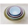 Image 2 : SET OF 4 PYREX BOWLS, PRIMARY COLORS