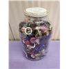 Image 1 : LARGE JAR OF ASSORTED BUTTONS