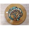 Image 1 : HAIDA - NORTHWEST COAST PAINTED CEDAR PLATE