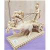 Image 1 : ROMAN CHARIOT FIGURINE - MARBLE LIKE
