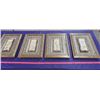 Image 1 : SET OF 4 FLOWER PICTURES (FRAMED) *19" X 13.5" EACH*