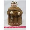 Image 1 : MONK COOKIE JAR (MADE IN JAPAN) *9.5" T X 5" DIAMETER*