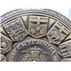 Image 3 : R.C.M.P. COMMEMORATIVE PLAQUE (WOOD) *1873-1973* (PROVINCIAL FLAGS) *13.25" DIAMETER X 1.5" DEEP*