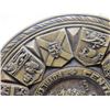 Image 4 : R.C.M.P. COMMEMORATIVE PLAQUE (WOOD) *1873-1973* (PROVINCIAL FLAGS) *13.25" DIAMETER X 1.5" DEEP*