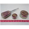Image 5 : COMB AND BRUSH "DRESSER SET" *MISSING COMB AND MIRROR* (COMES IN ORIGINAL PACKAGING)