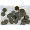 Image 1 : LOT OF 27-FIVE CENT COINS (VARIOUS YEARS BETWEEN 1928-1960'S)