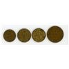 Image 1 : LOT OF 4 SPECIAL CANADIAN PENNIES (LARGE 1910, 1936, 2 X 1943 VICTORY)