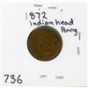 Image 1 : 1872 INDIAN HEAD PENNY (USA)