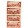 Image 1 : LOT OF 4-TWO DOLLAR BILLS (CANADA) *1954*