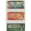 Image 1 : LOT OF 3 CANADIAN BILLS (1$-1954, 2$-1974, 5$-1979)