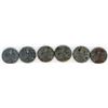 Image 1 : LOT OF 6 VICTORY NICKLES (CANADA) * 3 X 1944, 3 X 1945*