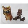 Image 1 : LOT INCLUDING A SQUIRREL AND DOG FIGURINES