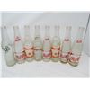 Image 1 : LOT OF 8 POP BOTTLES (PEPSI, HIRES, CRUSH)