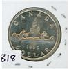 Image 1 : ONE DOLLAR COIN (CANADA) *1954* (SILVER)