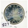 Image 1 : ONE DOLLAR COIN (CANADA) *1966* (SILVER)