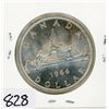 Image 1 : ONE DOLLAR COIN (CANADA) *1966* (SILVER)