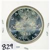 Image 1 : ONE DOLLAR COIN (CANADA) *1966* (SILVER)