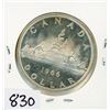Image 1 : ONE DOLLAR COIN (CANADA) *1966* (SILVER)