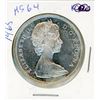 Image 2 : ONE DOLLAR COIN (CANADA) *1965* (SILVER)