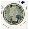 Image 2 : ONE DOLLAR COIN (CANADA) *1963* (SILVER)