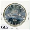 Image 1 : ONE DOLLAR COIN (CANADA) *1966* (SILVER)
