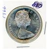 Image 2 : ONE DOLLAR COIN (CANADA) *1966* (SILVER)