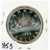 Image 1 : ONE DOLLAR COIN (CANADA) *1966* (SILVER)