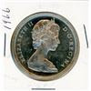 Image 2 : ONE DOLLAR COIN (CANADA) *1966* (SILVER)
