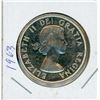 Image 2 : ONE DOLLAR COIN (CANADA) *1963* (SILVER)