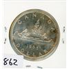 Image 1 : ONE DOLLAR COIN (CANADA) *1965* (SILVER)