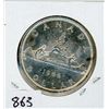 Image 1 : ONE DOLLAR COIN (CANADA) *1966* (SILVER)