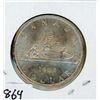 Image 1 : ONE DOLLAR COIN (CANADA) *1966* (SILVER)