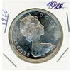 Image 2 : ONE DOLLAR COIN (CANADA) *1966* (SILVER)