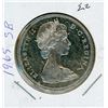 Image 2 : ONE DOLLAR COIN (CANADA) *1965* (SILVER)