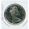 Image 2 : ONE DOLLAR COIN (CANADA) *1967* (SILVER)