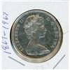 Image 2 : ONE DOLLAR COIN (CANADA) *1967* (SILVER)