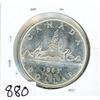 Image 1 : ONE DOLLAR COIN (CANADA) *1963* (SILVER)