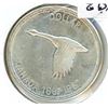 Image 1 : ONE DOLLAR COIN (CANADA) *1967* (SILVER)