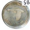 Image 1 : ONE DOLLAR COIN (CANADA) *1967* (SILVER)