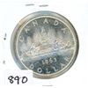 Image 1 : ONE DOLLAR COIN (CANADA) *1963* (SILVER)